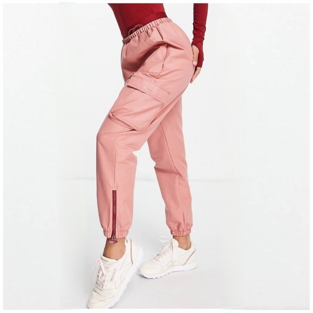 Reebok x Cardi B Cargo Pants Red and Pink Size Medium